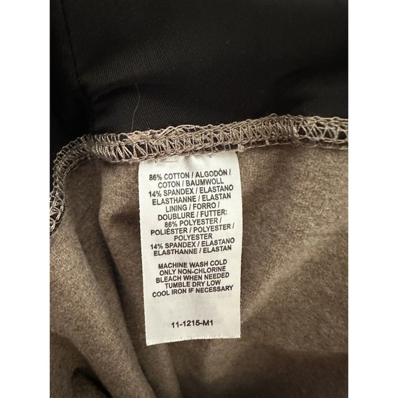 Lysse‎ Brown High Waist Crop Leggings Women’s Size Medium USA Cotton Blend - Picture 5 of 6